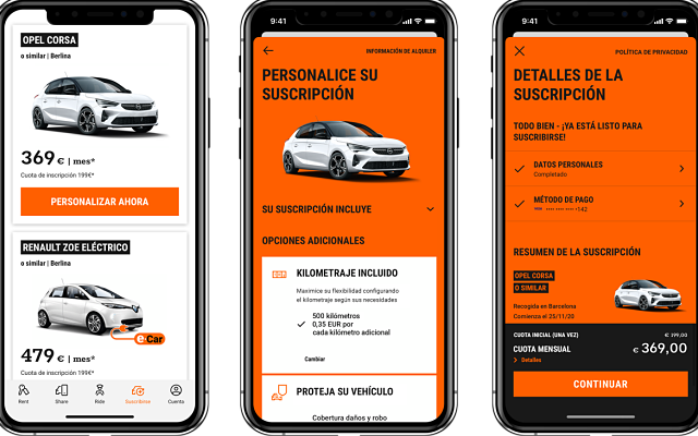 SIXT LANZA UN SERVICIO DE AUTOMÓVIL POR SUSCRIPCIÓN